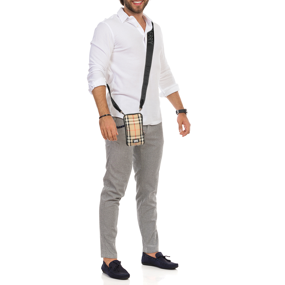 

Burberry Beige Vintage Check Canvas Phone Case