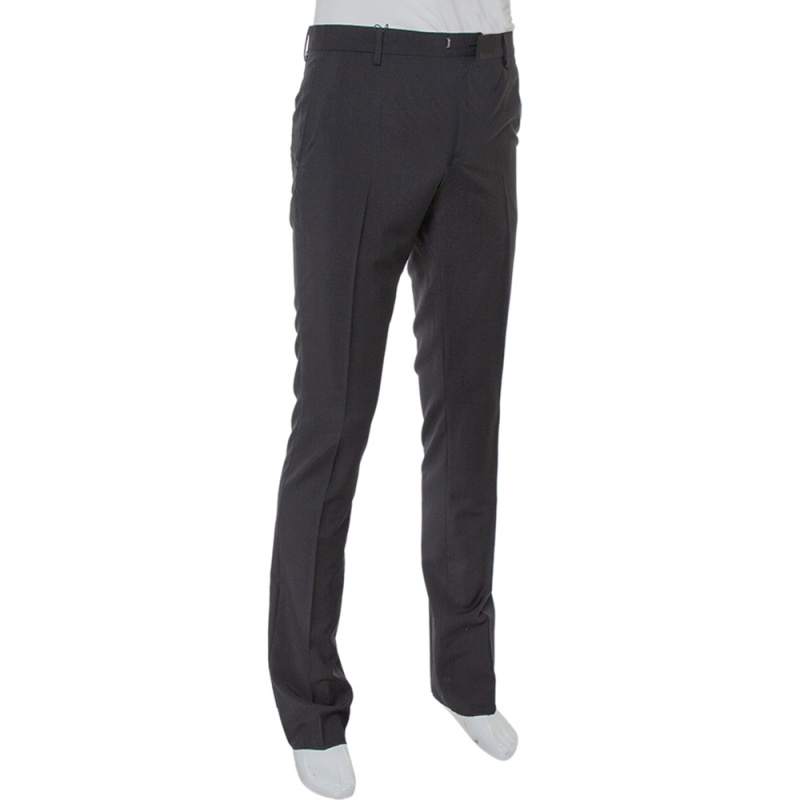 

Burberry Black Wool Millbank Tailored Trousers