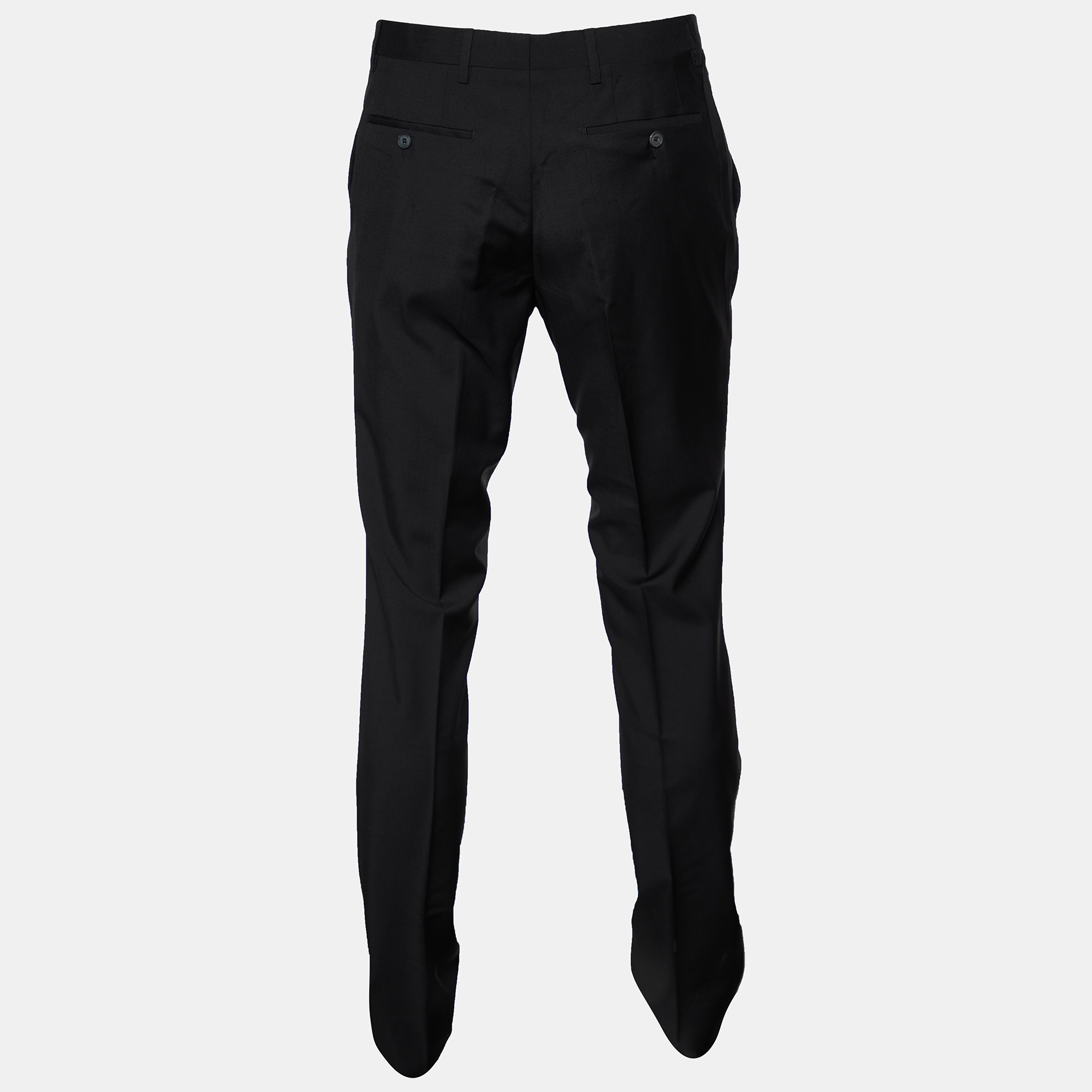 

Burberry Black Wool Formal Trousers