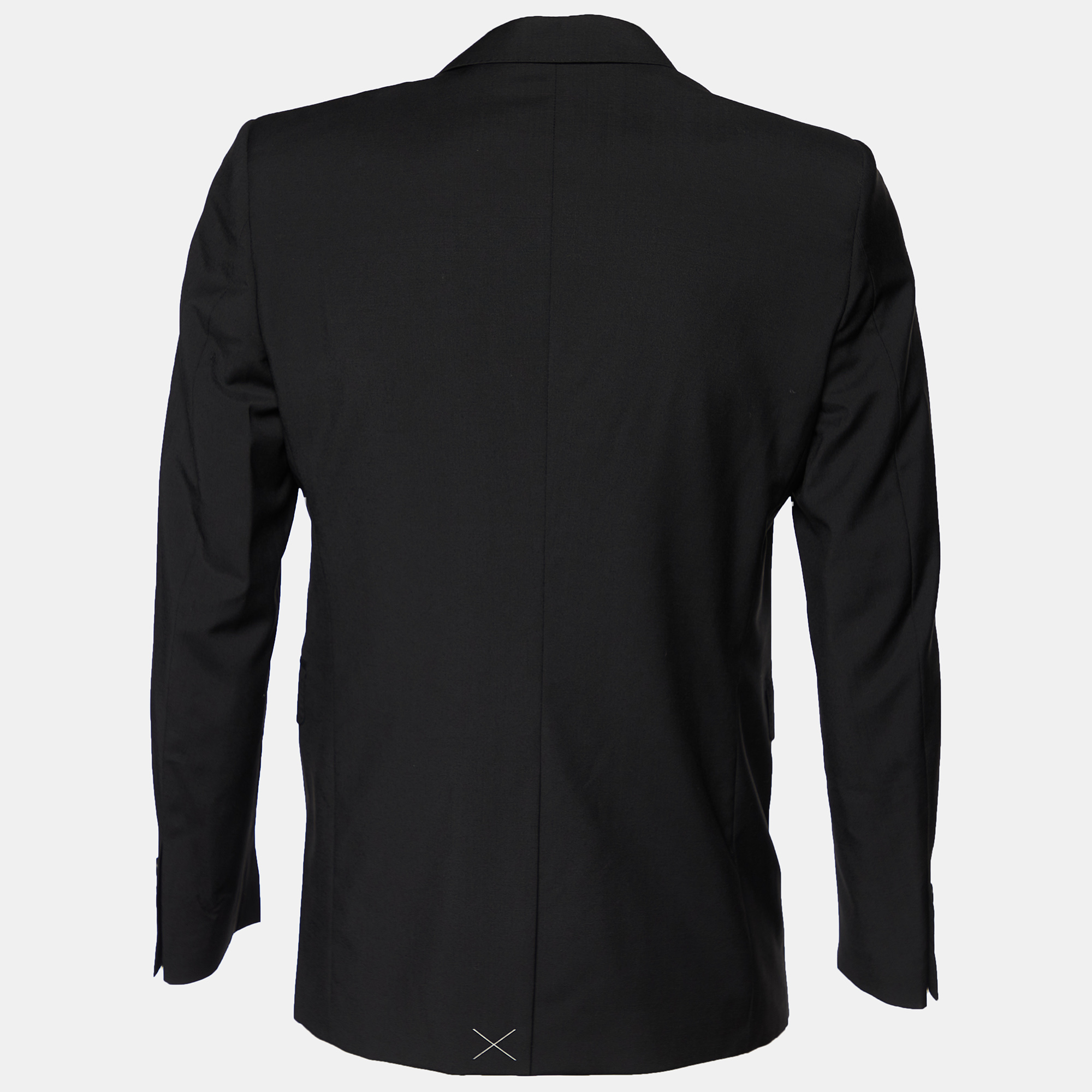 

Burberry Black Wool Button Front Blazer