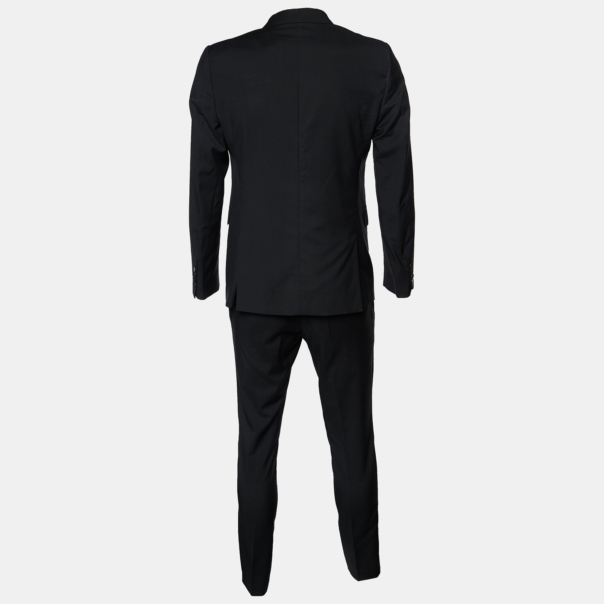 

Burberry Black Wool Regular Suit
