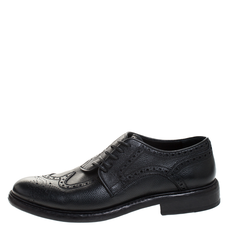 

Burberry Black Brogue Leather Rayford Derby Size