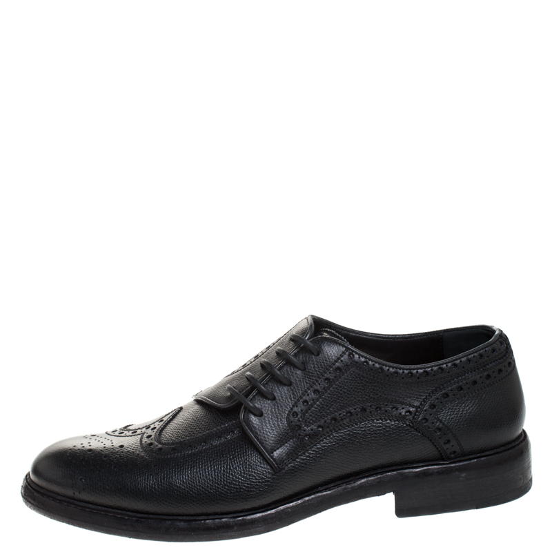 

Burberry Black Brogue Leather Rayford Derby Size