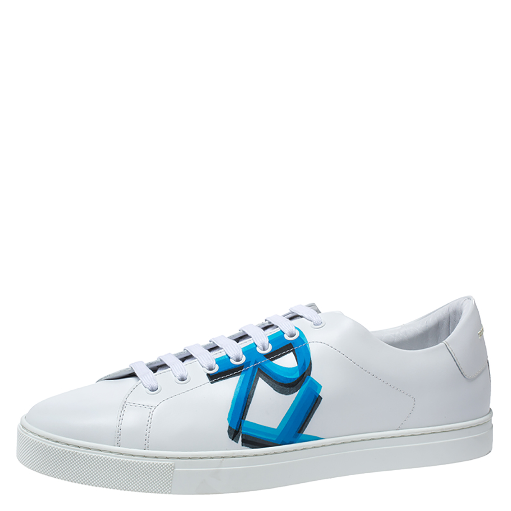 blue burberry sneakers