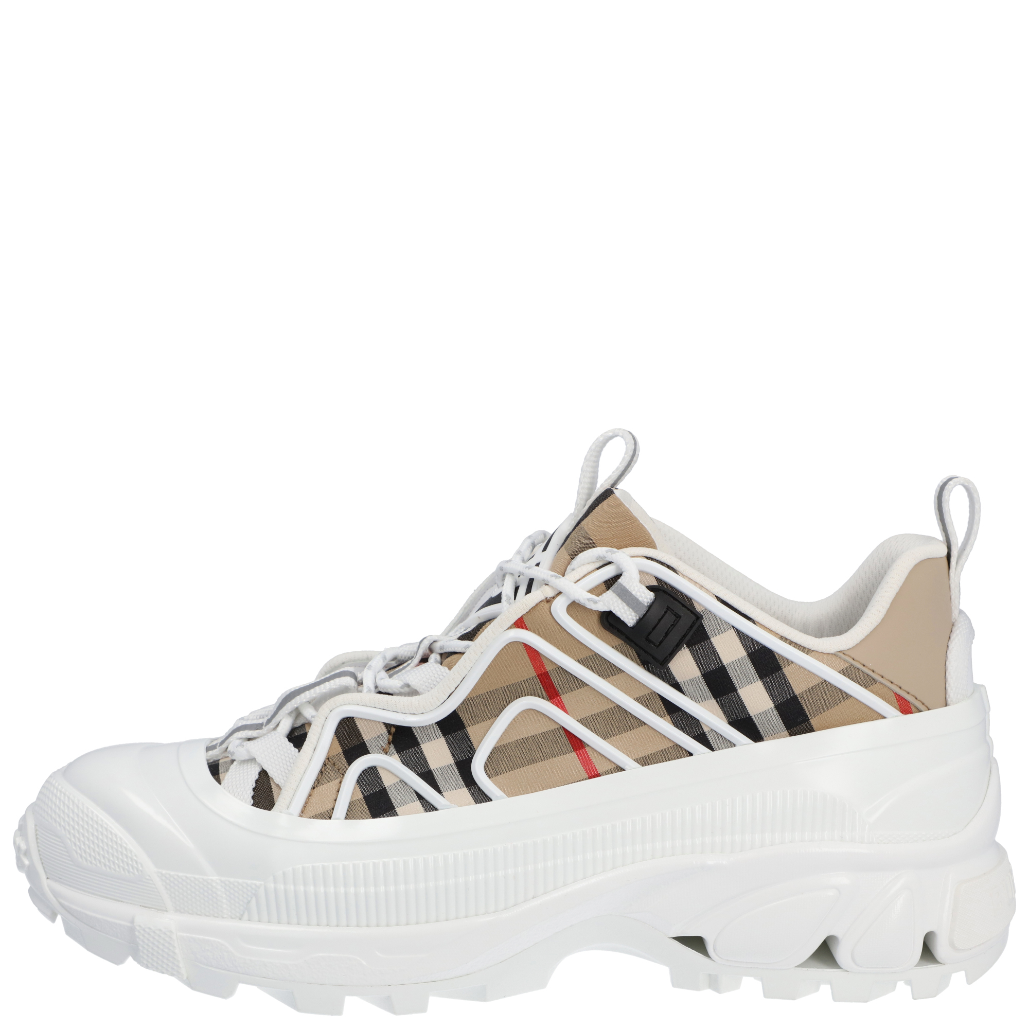 

Burberry White/Multicolor Check Arthur Sneakers Size EU