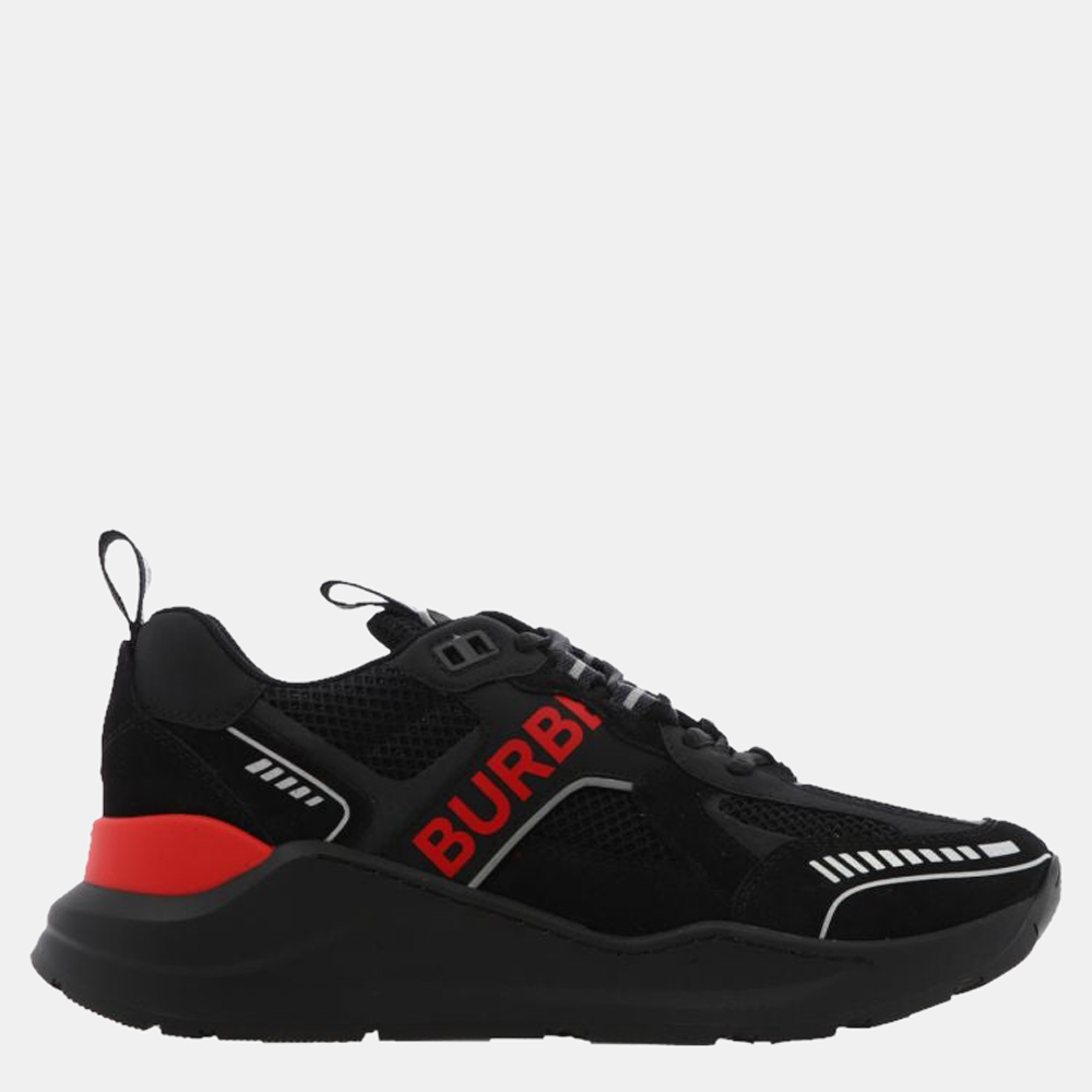 

Burberry Black/Red Sean 1 Low Top Sneaker Size EU