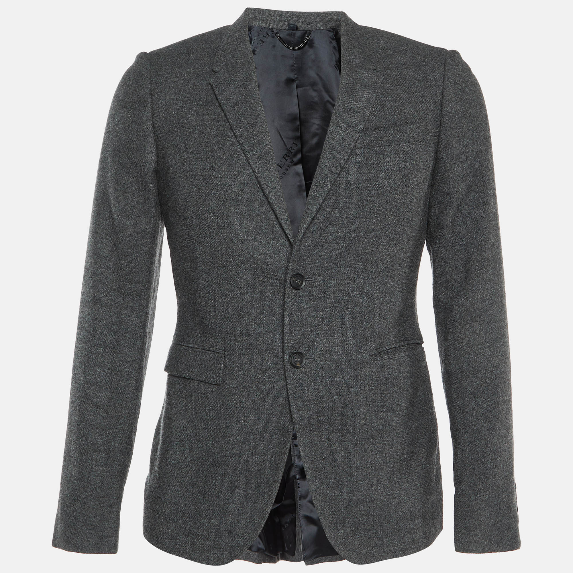 

Burberry Prorsum Grey Wool Single Breasted Blazer S