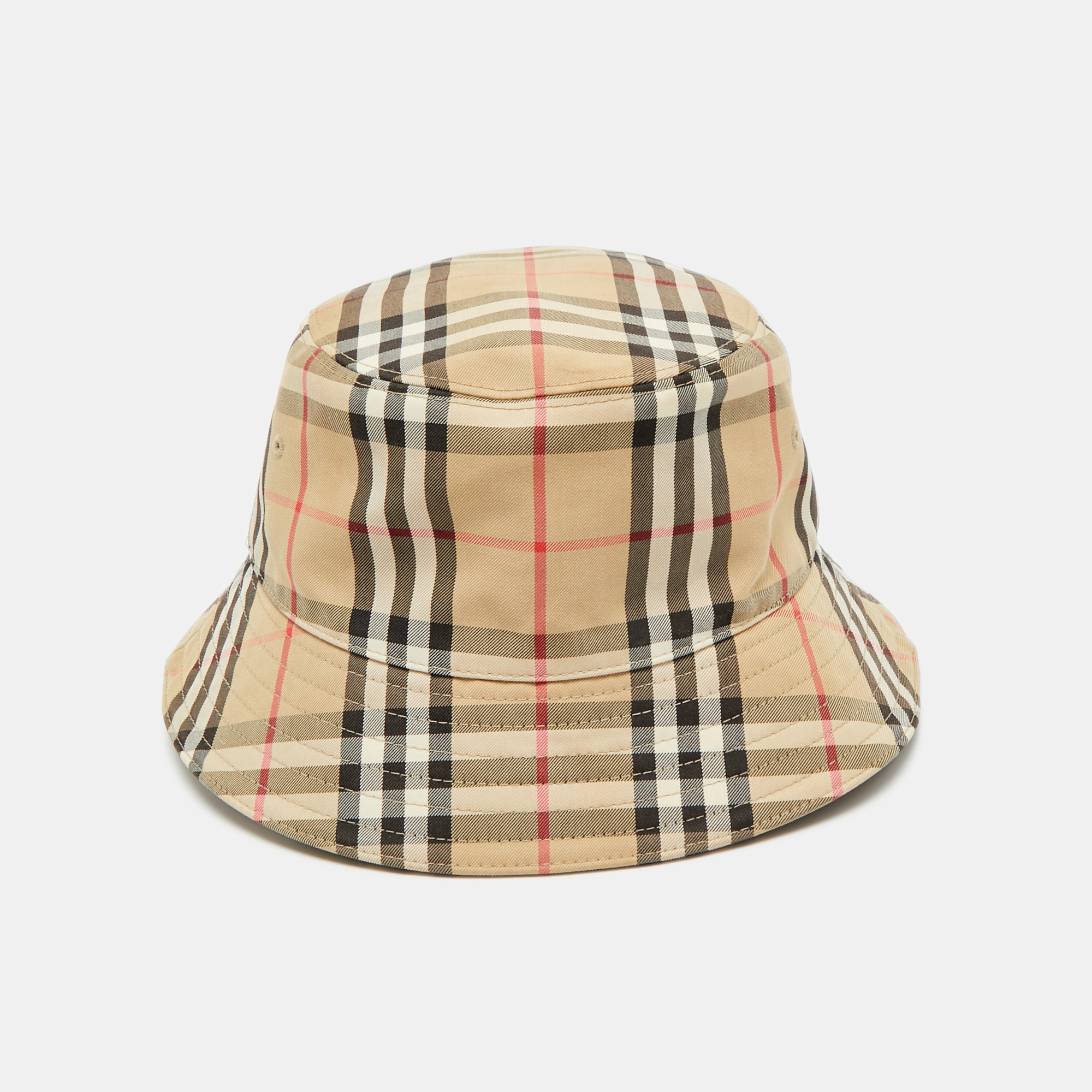 

Burberry Beige Vintage Check Bucket Hat M