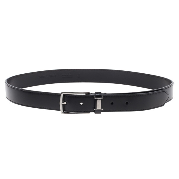 مملوكة مسبقًا Burberry Black Leather Belt 90CM