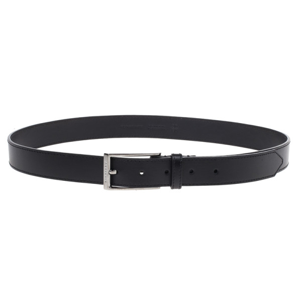 مملوكة مسبقًا Burberry Black Leather Belt 90CM
