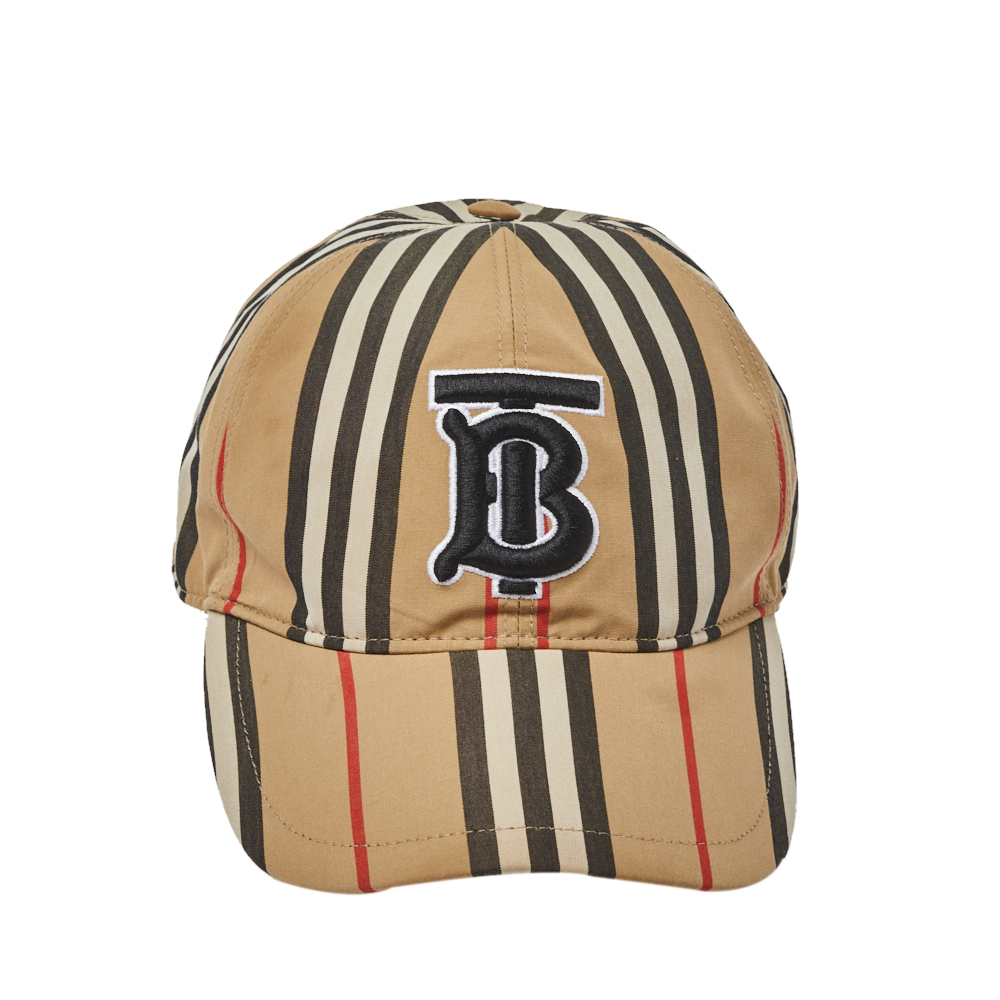

Burberry Beige Striped Cotton Baseball Cap