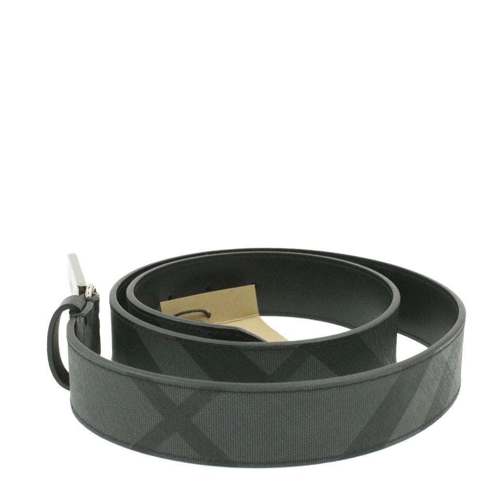 

Burberry Black PVC Leather Belt