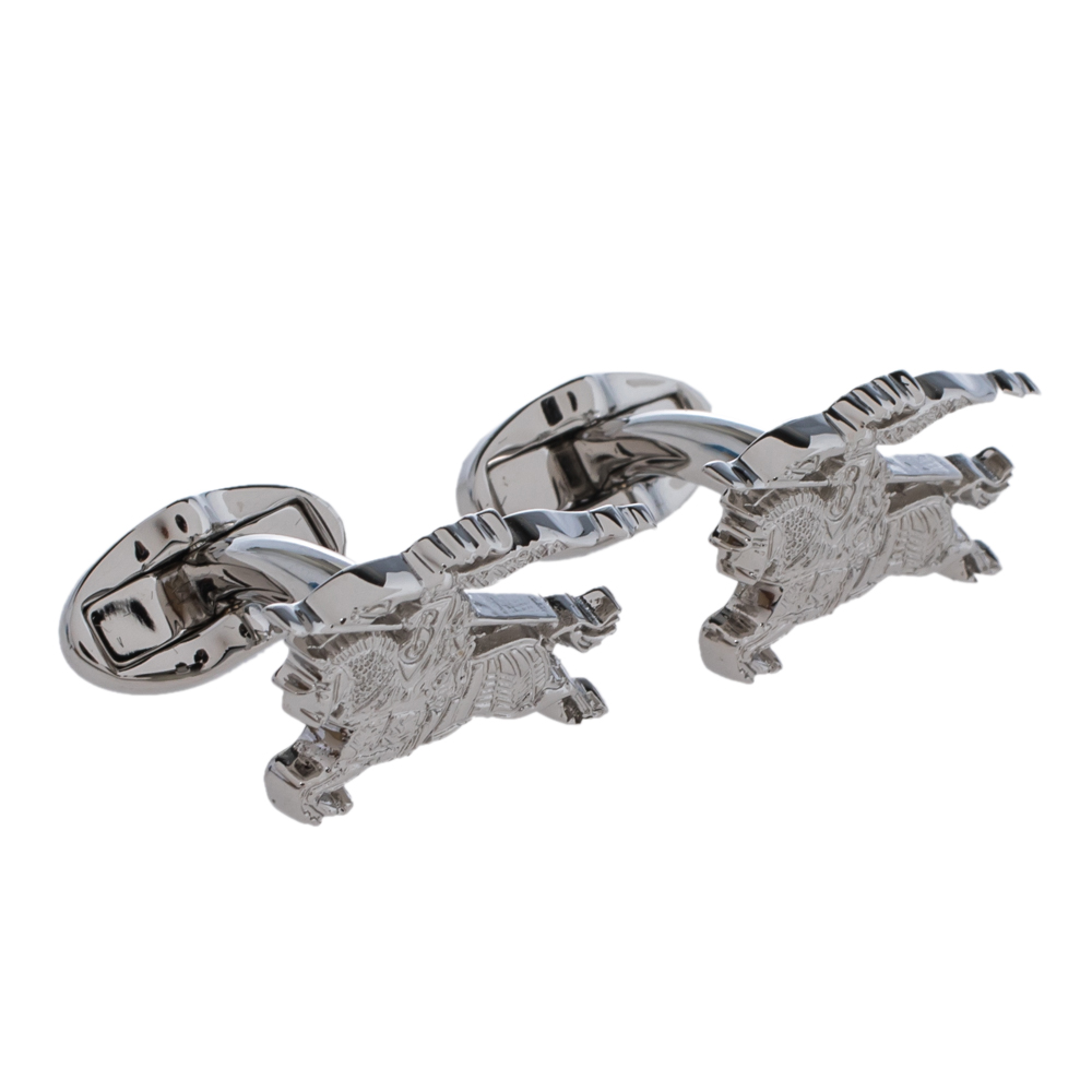 

Burberry Equestrian Knight Silver Tone Cufflinks