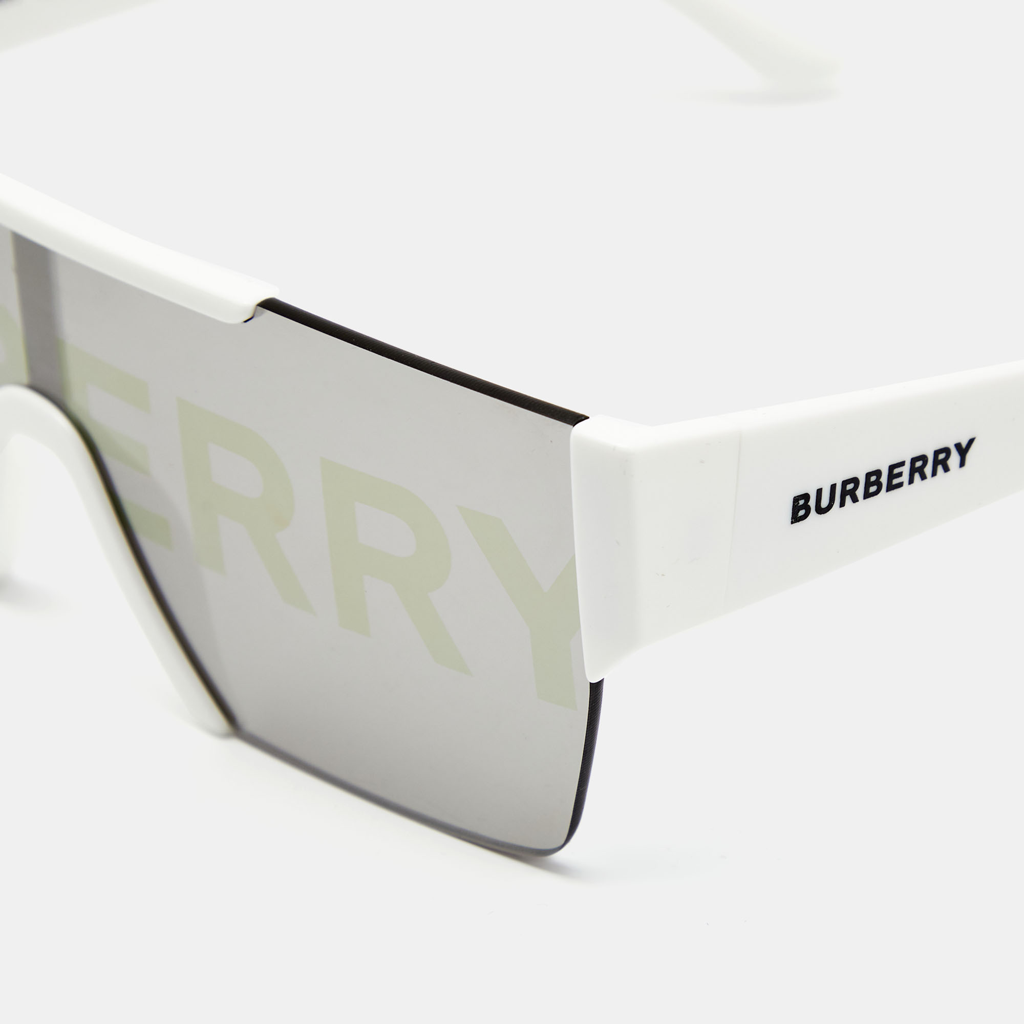 

Burberry White Shield BE 4291 Shield Sunglasses