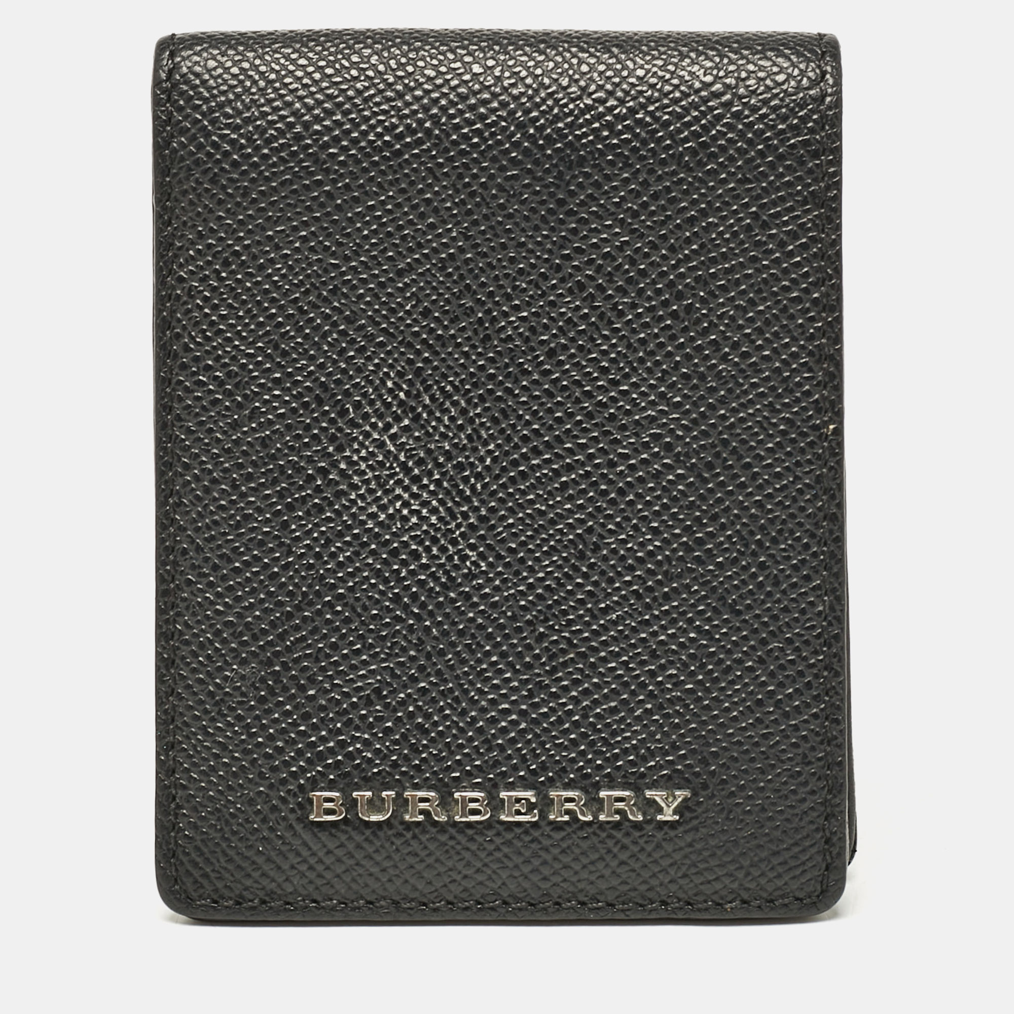 

Burberry Black Grained Leather Bifold Wallet