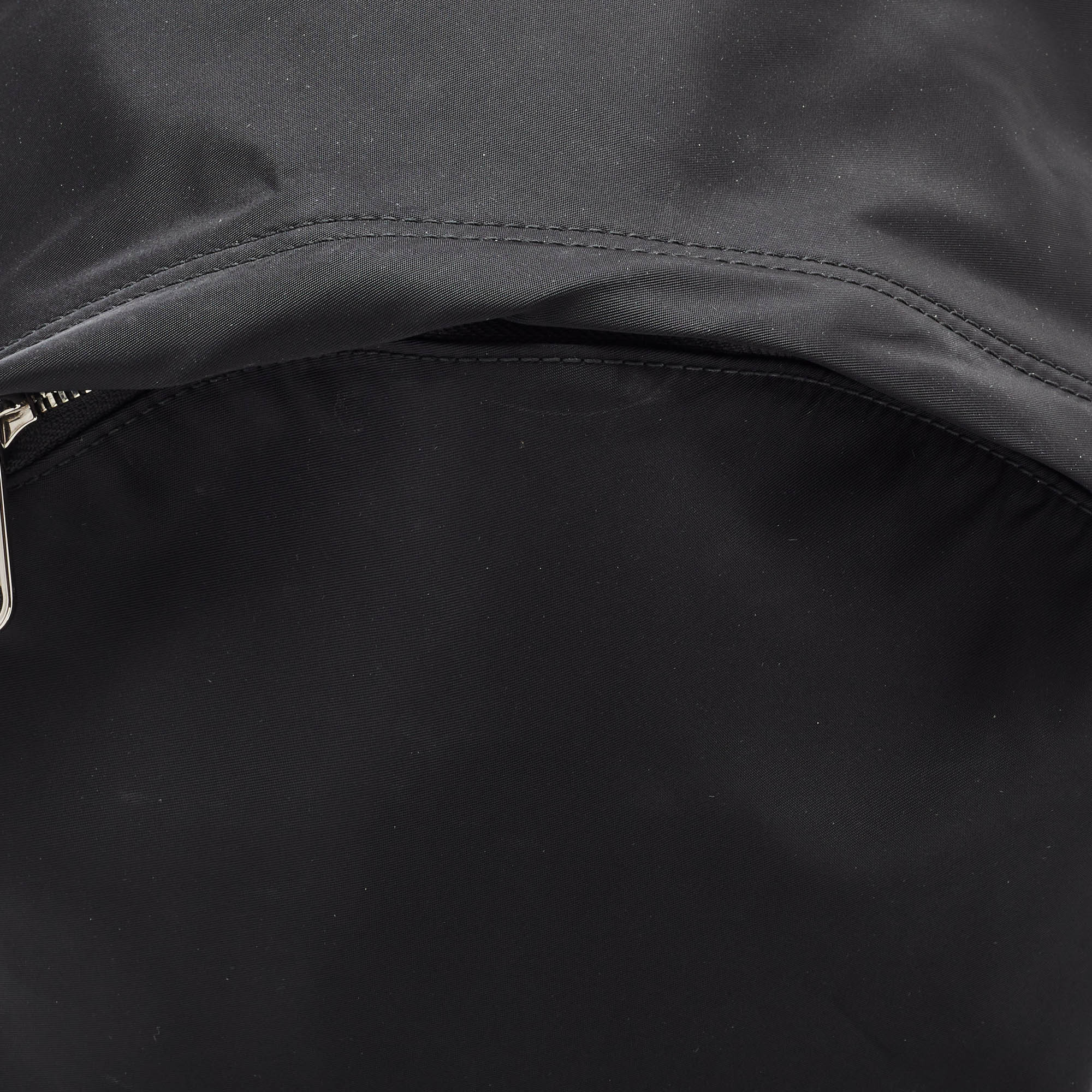 Burberry Black Nylon and Leather Backpack 