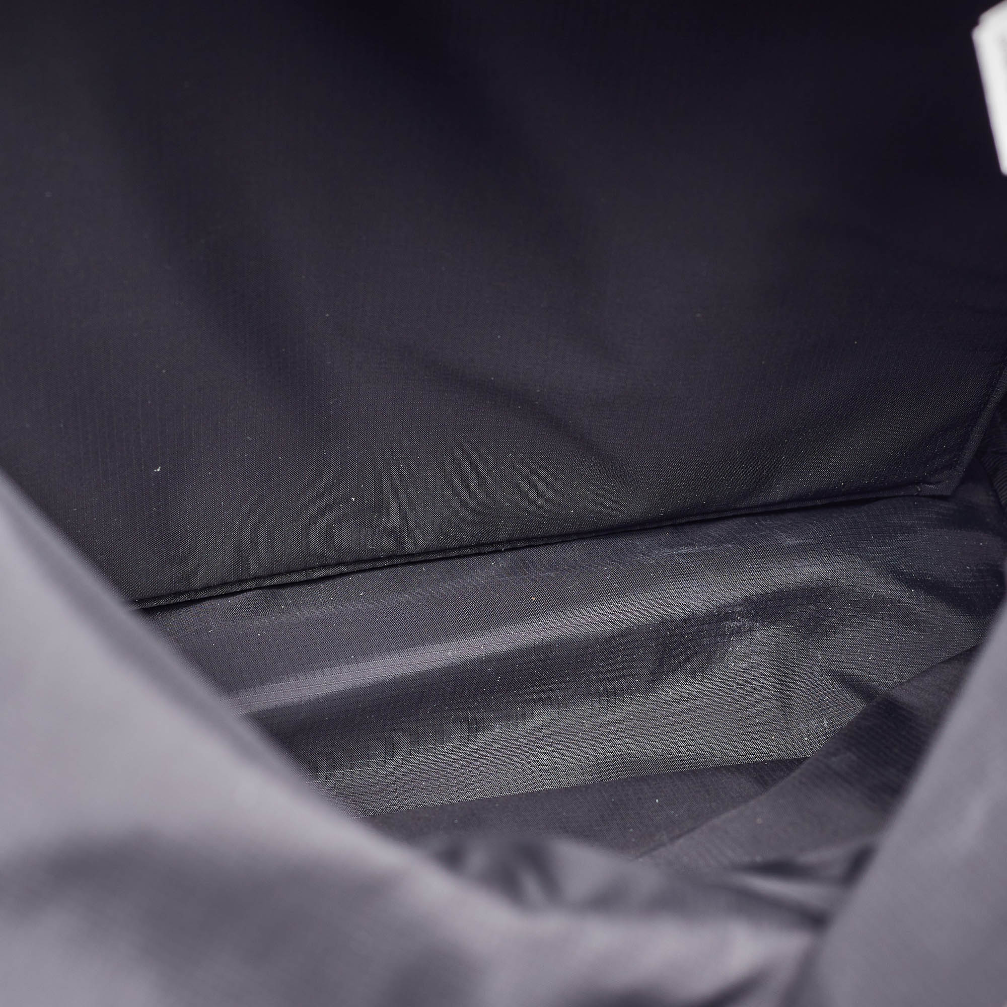 Burberry Black Nylon and Leather Backpack 