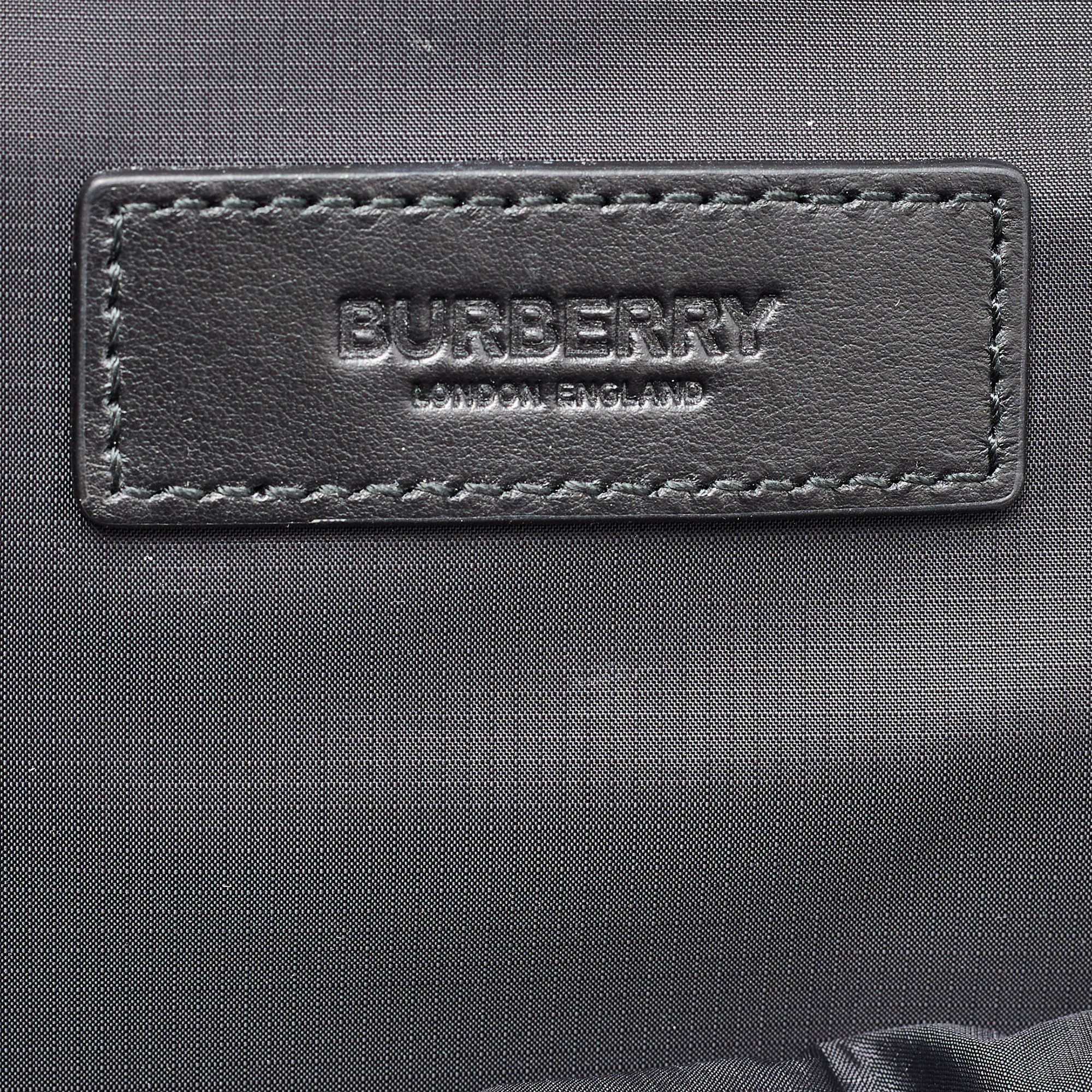 Burberry Black Nylon and Leather Backpack 