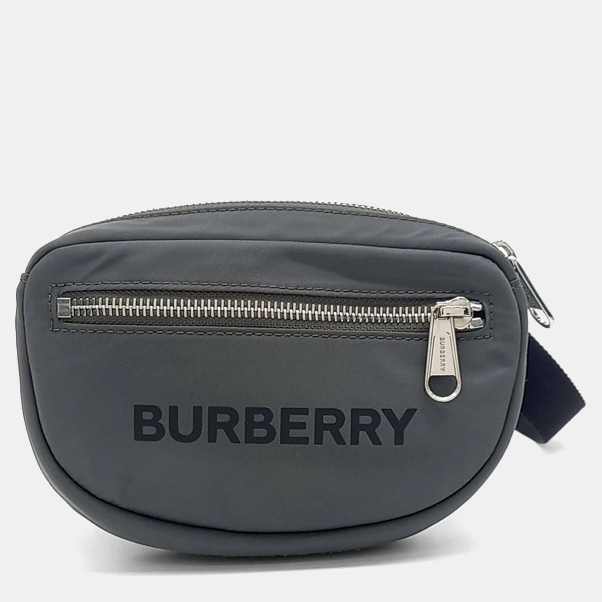 

Burberry Grey Fabric and Nylon Canon Belt Bag