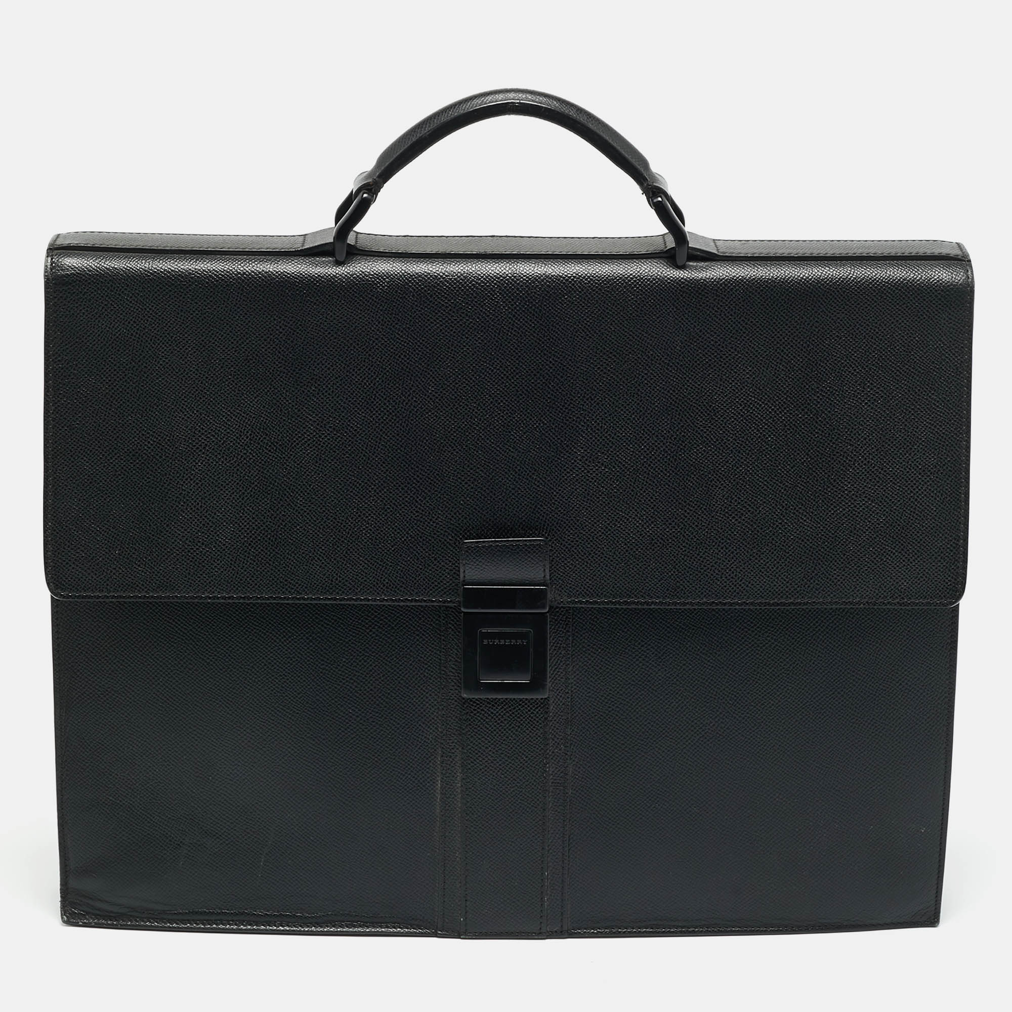 

Burberry Blackford Black Leather Briefcases