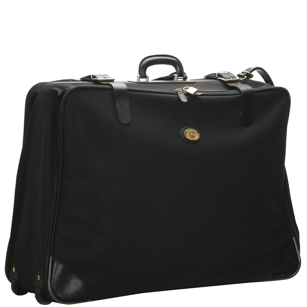 

Burberry Black Nylon Leather Travel Bag