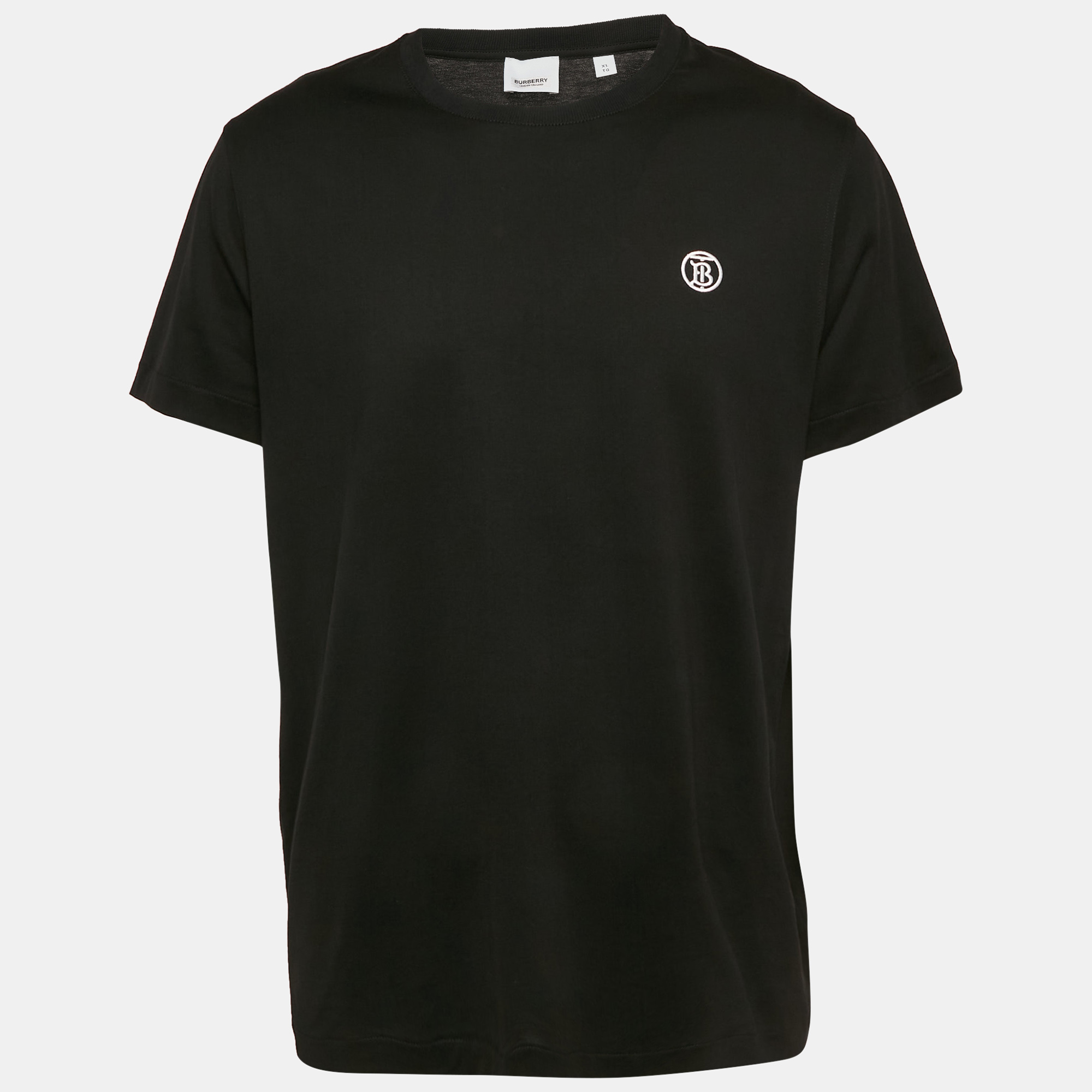 

Burberry Black TB Embroidered Jersey T-Shirt XL