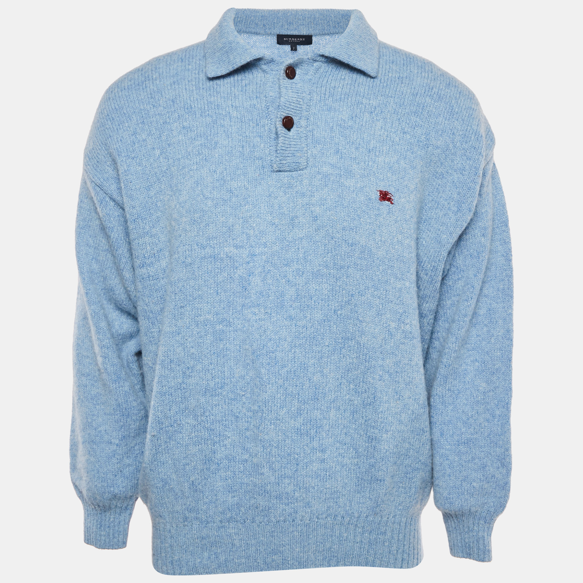 

Burberry Light Blue Wool Sweater XL