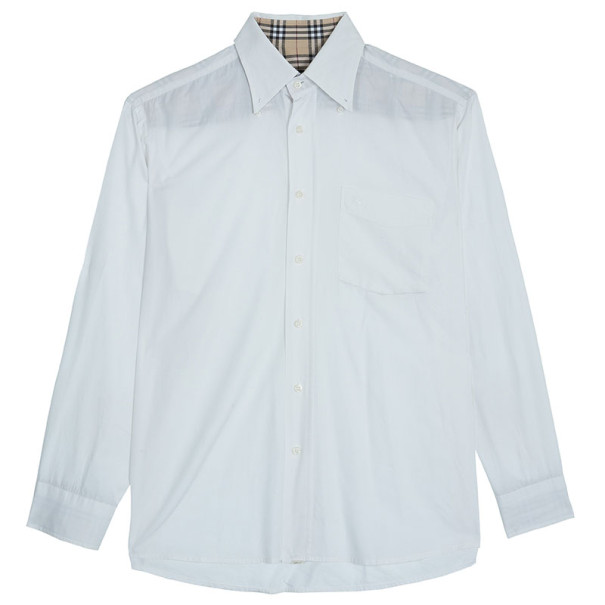 Pre Owned Burberry Men's White Shirt EU41