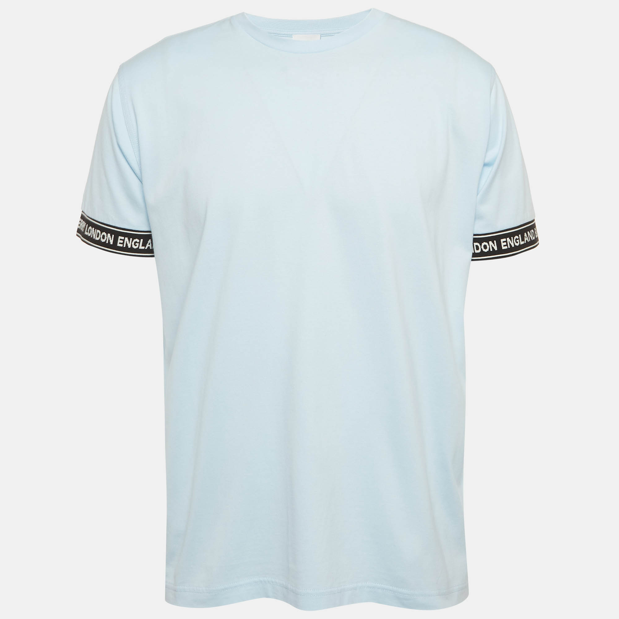 

Burberry Blue Cotton Loose-Fit T-Shirt XS