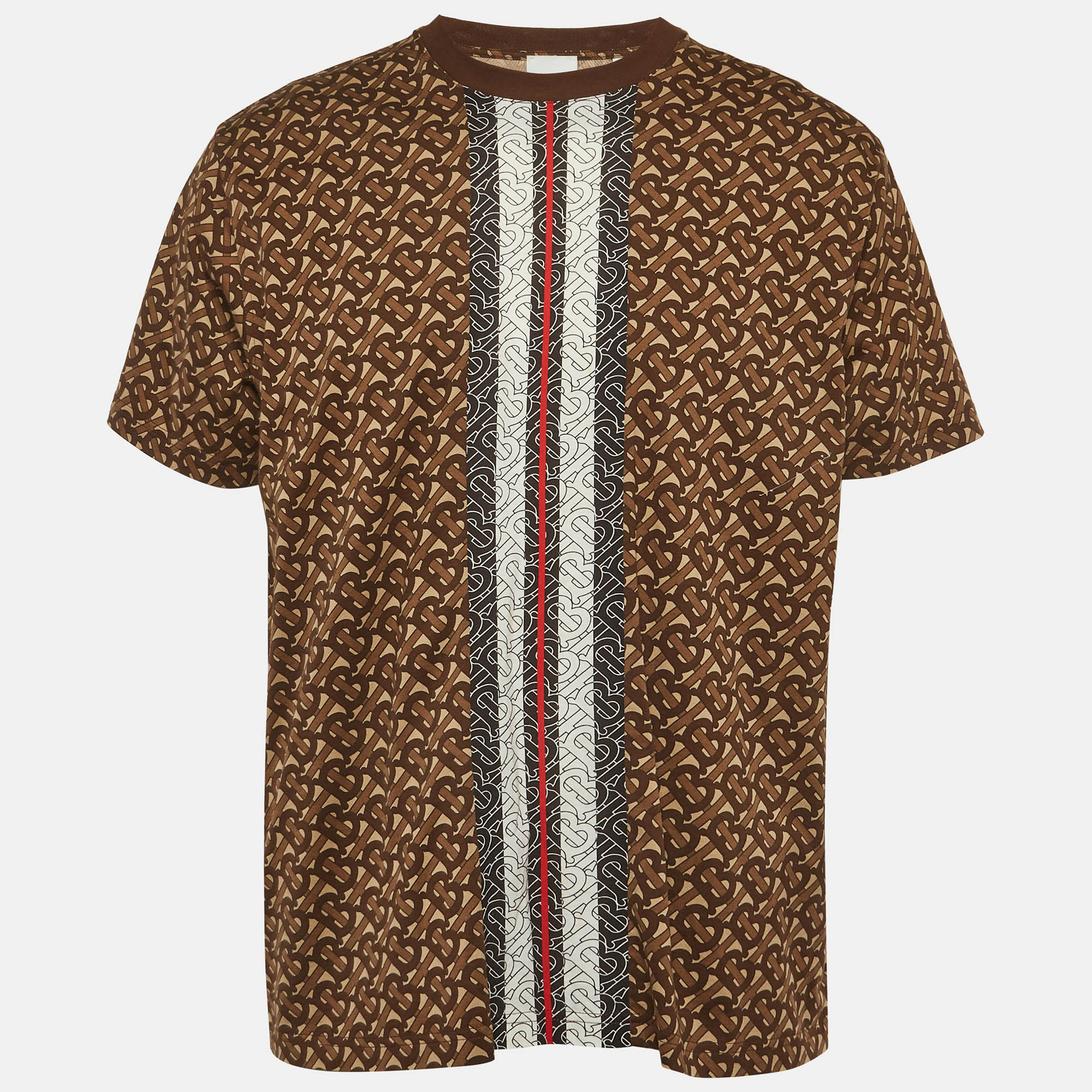 

Burberry Brown TB Monogram Jersey T-Shirt M