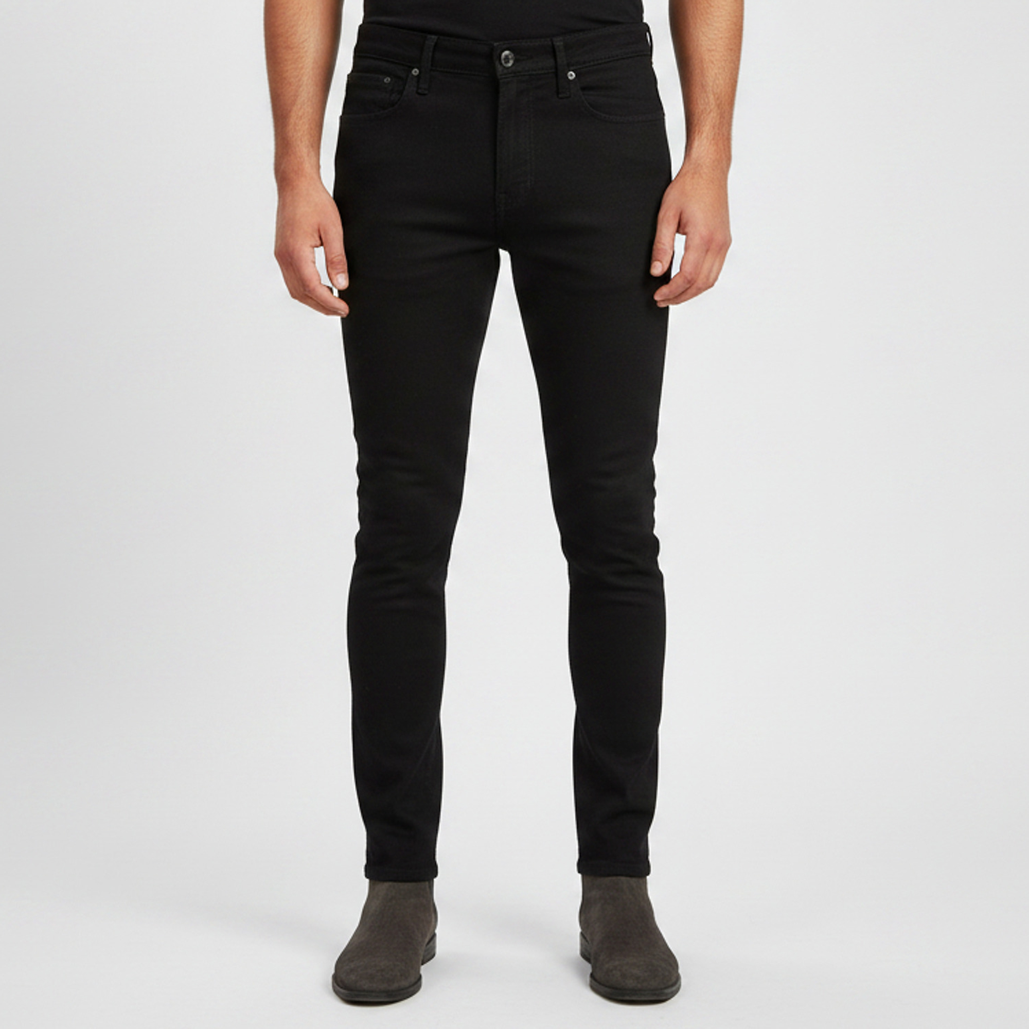 Pre-owned Burberry Brit Black Denim Straight Fit Jeans M/waist 33"