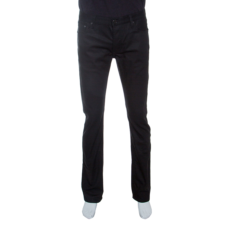 Burberry London Black Regular Fit Steadman Jeans L