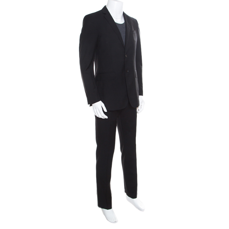 

Burberry London Black Wool Tailored Suit