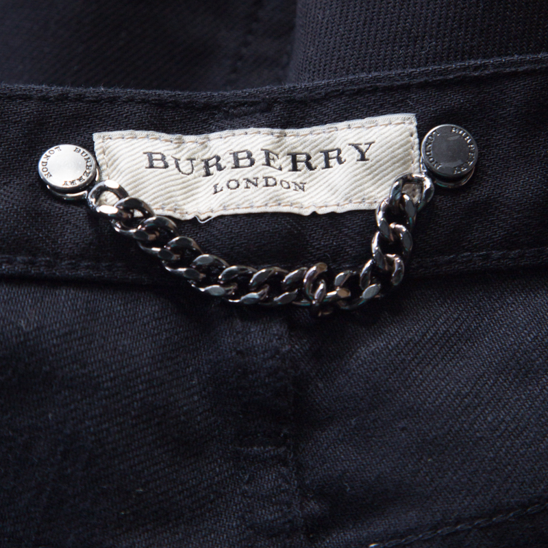 Pre-owned Burberry Black Regular Fit Steadman Jeans Xl