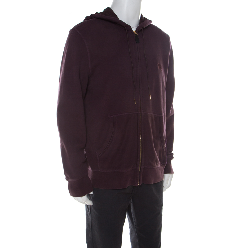 

Burberry Brit Purple Cotton Hoodie
