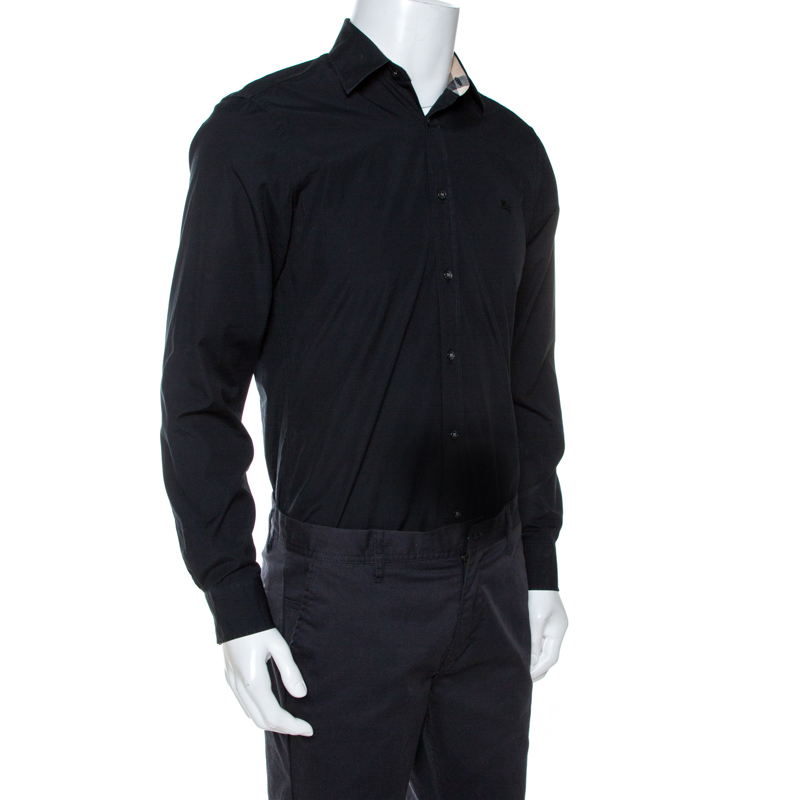 

Burberry Brit Navy Blue Cotton Long Sleeve Shirt