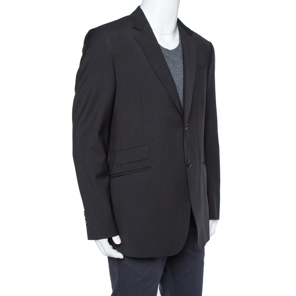 

Burberry Black Wool & Silk Tailored Jacket