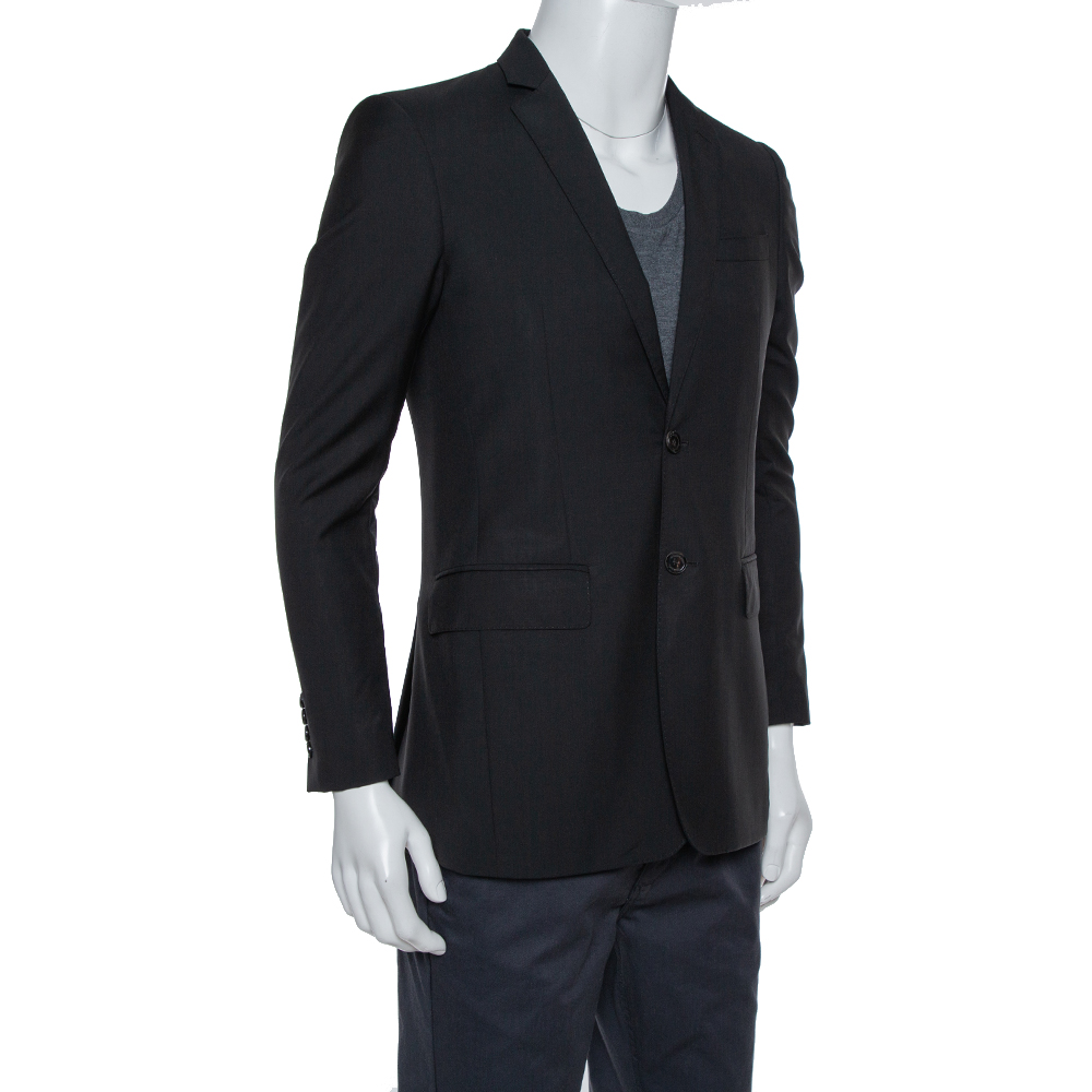 

Burberry London Black Wool Classic Tailored Blazer