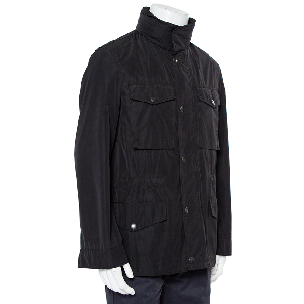 

Burberry Brit Black Synthetic Pocket Detail Zip Front Jacket