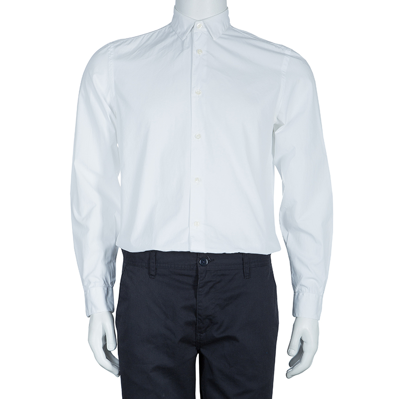 

Burberry White Long Sleeve Shirt