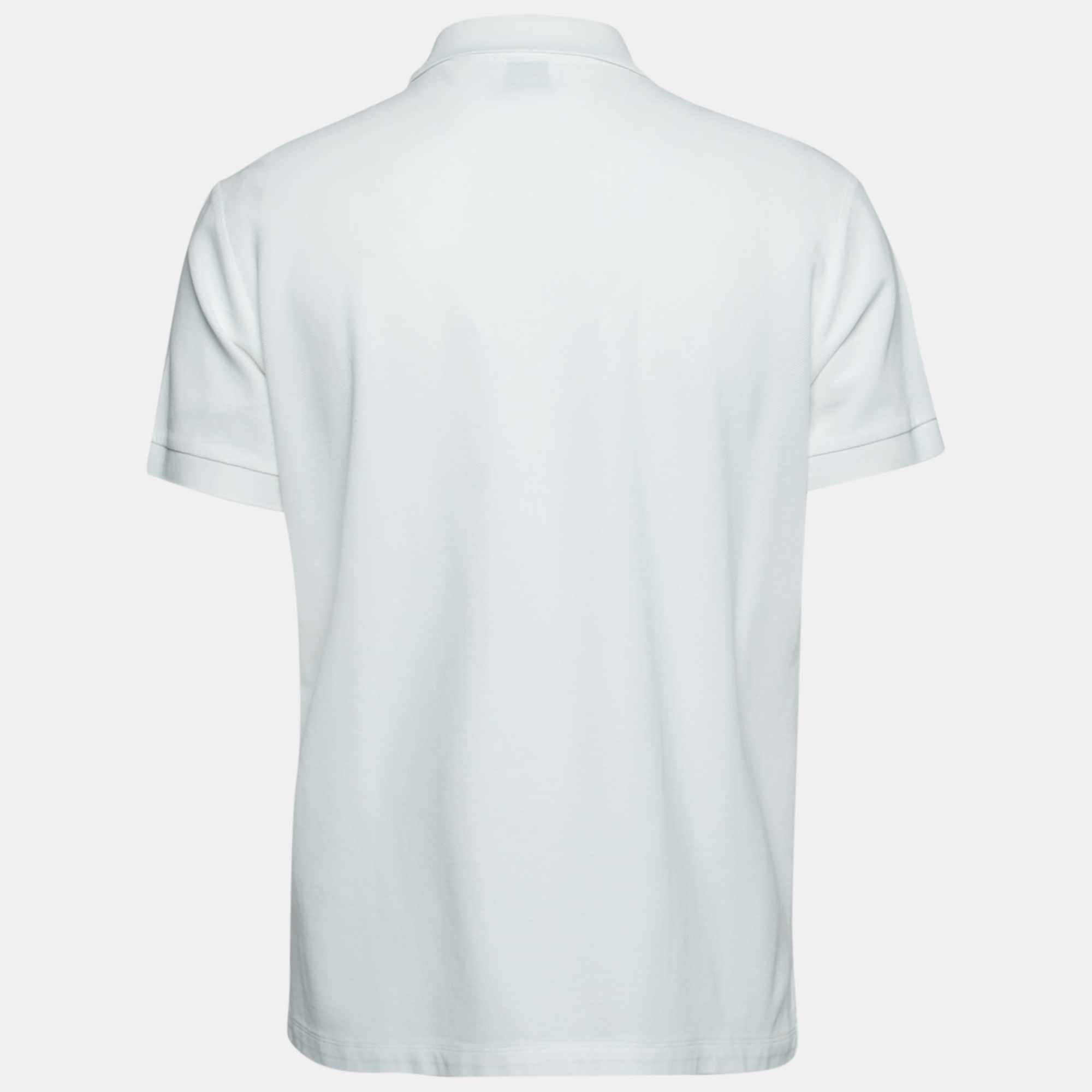 

Burberry White Cotton Polo T-Shirt