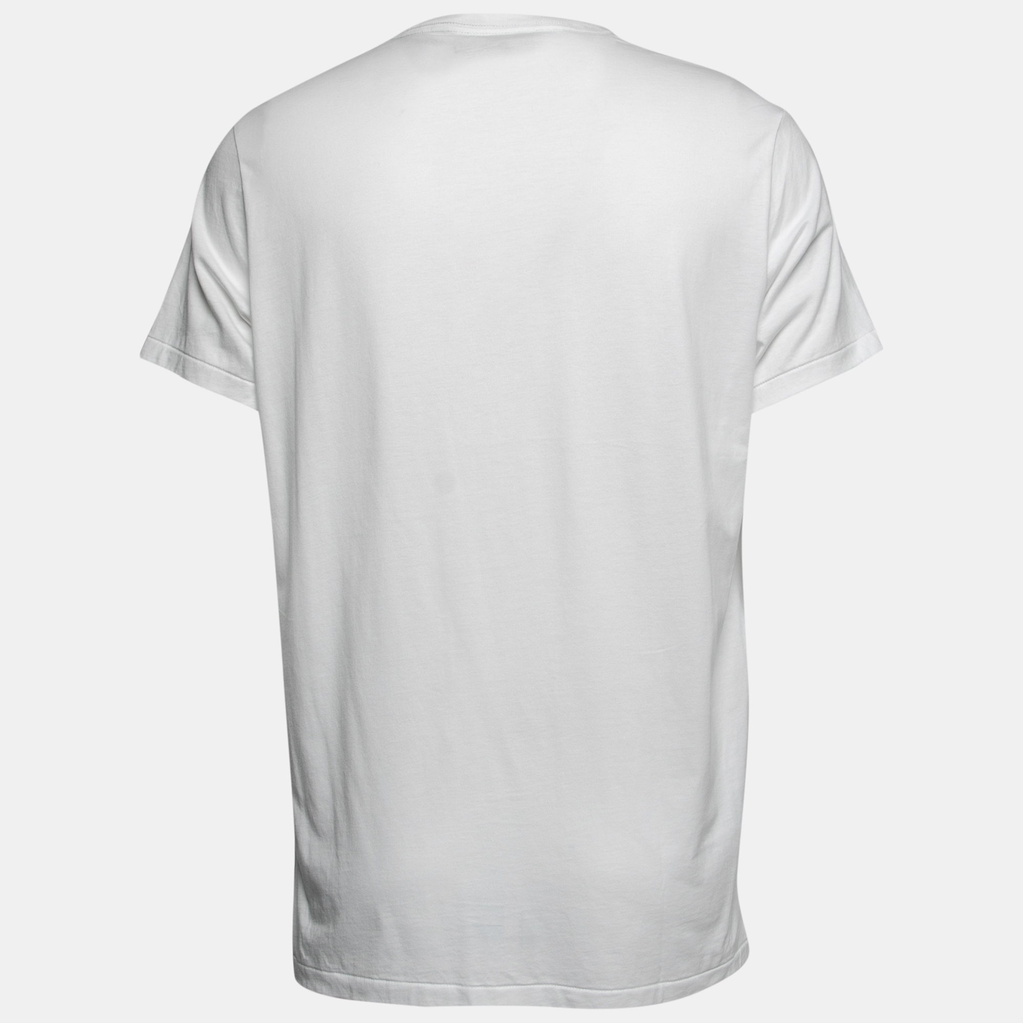 

Burberry White Cotton Crewneck T-Shirt