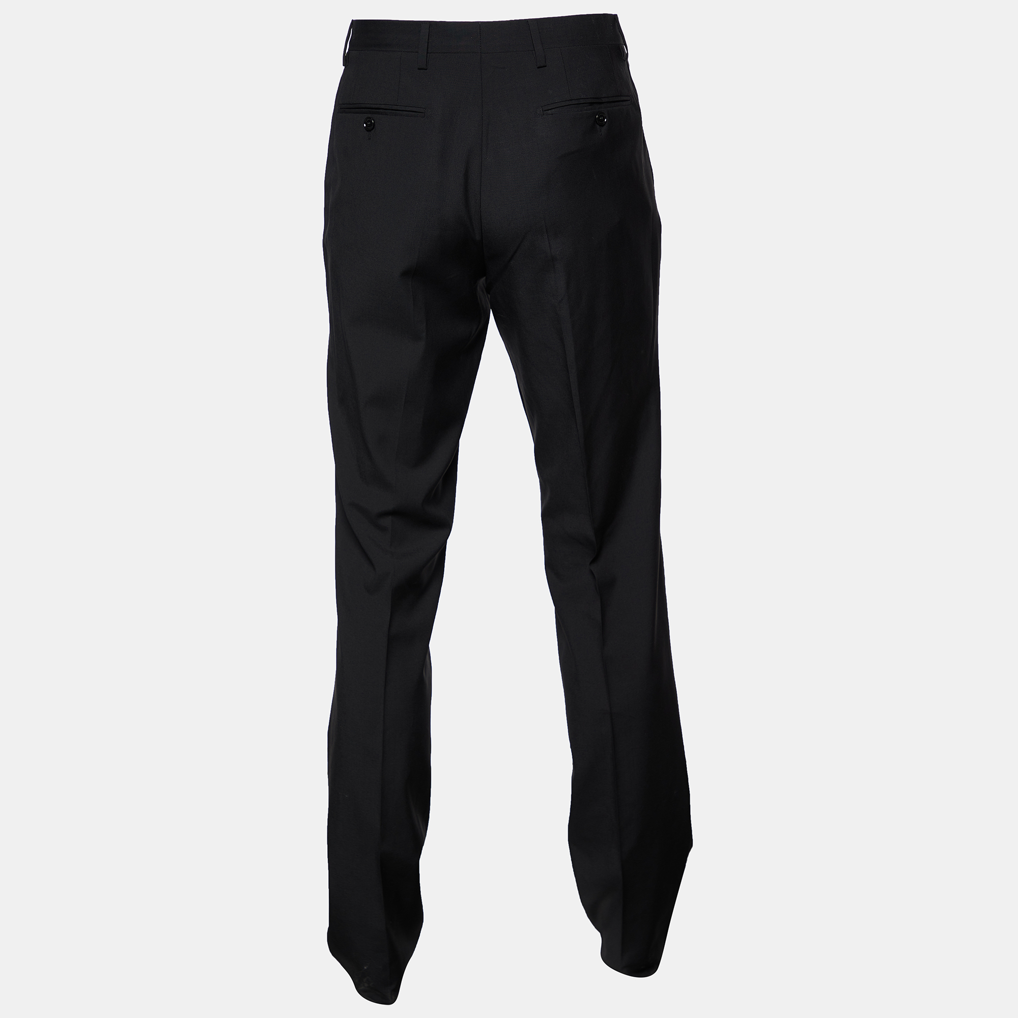 

Burberry Black Virgin Wool Trousers