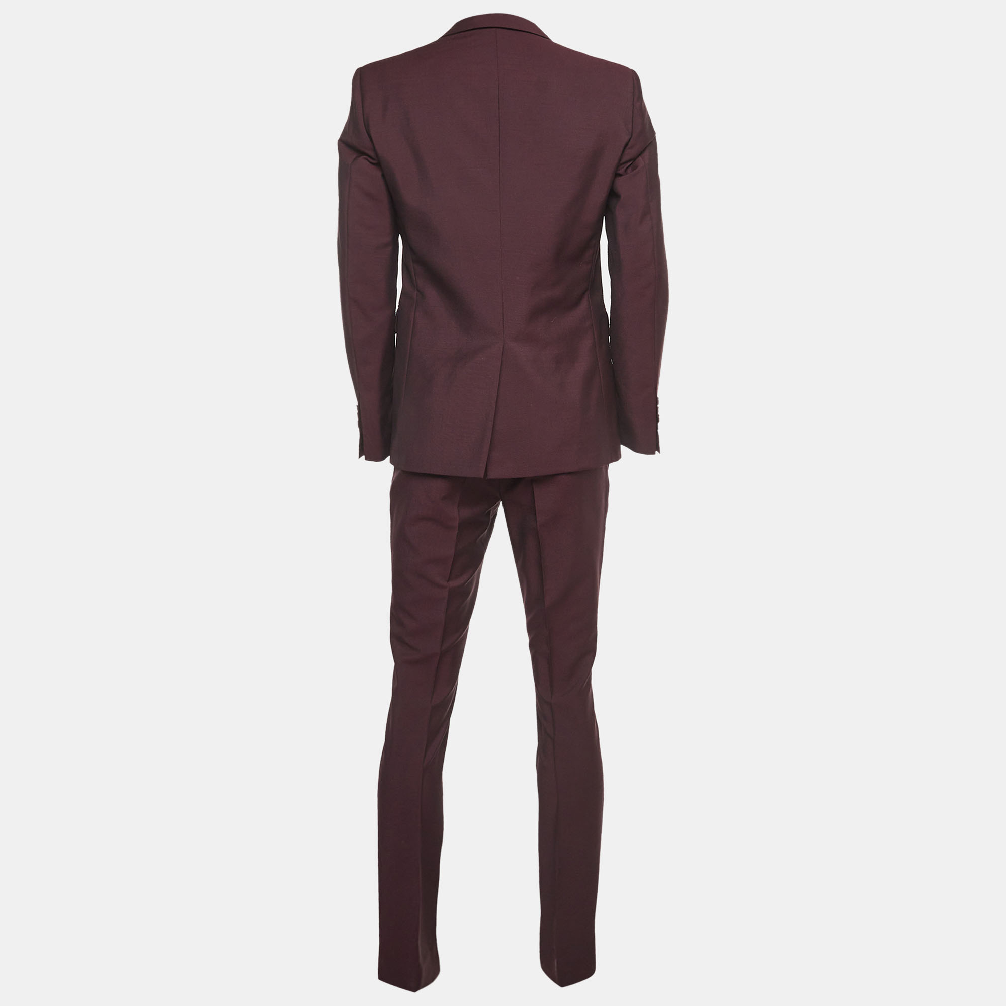 

Burberry Burgundy Wool Suit