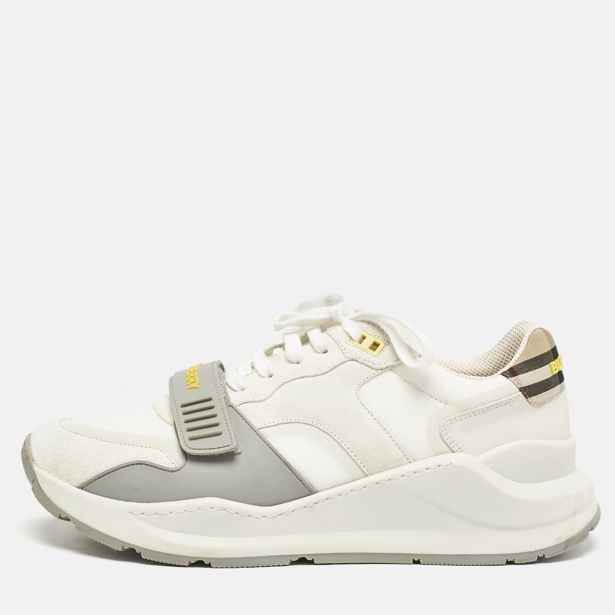 

Burberry Multicolor Suede and Leather Ramsey Sneakers Size