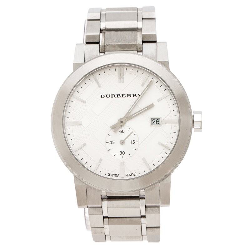 Burberry Silver Stainless Steel The 