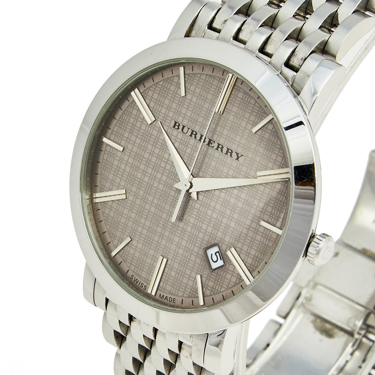 

Burberry Grey Stainless Steel BU1723 Men's Wristwatch