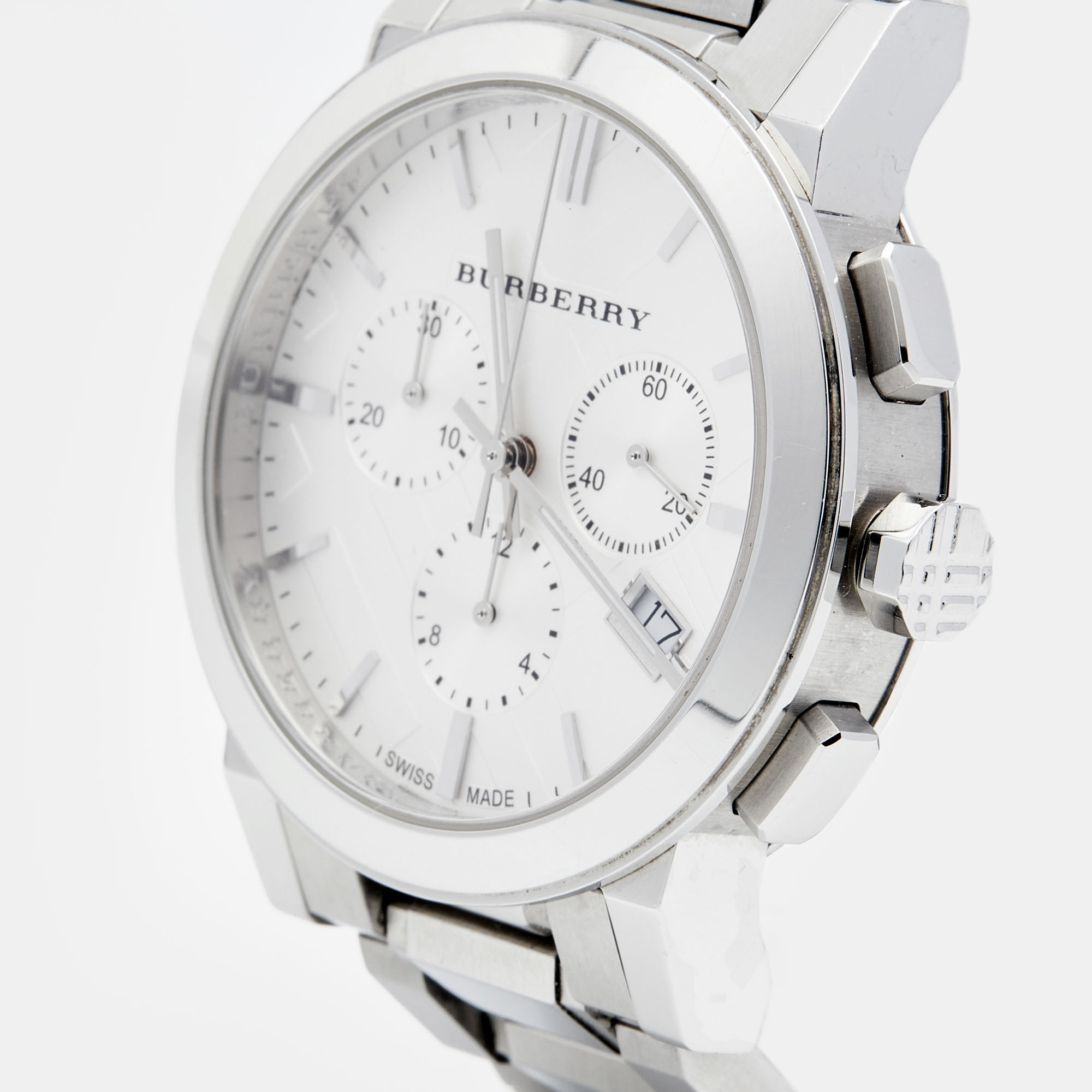 

Burberry Silver Stainless Steel The City BU9750 Men's Wristwatch