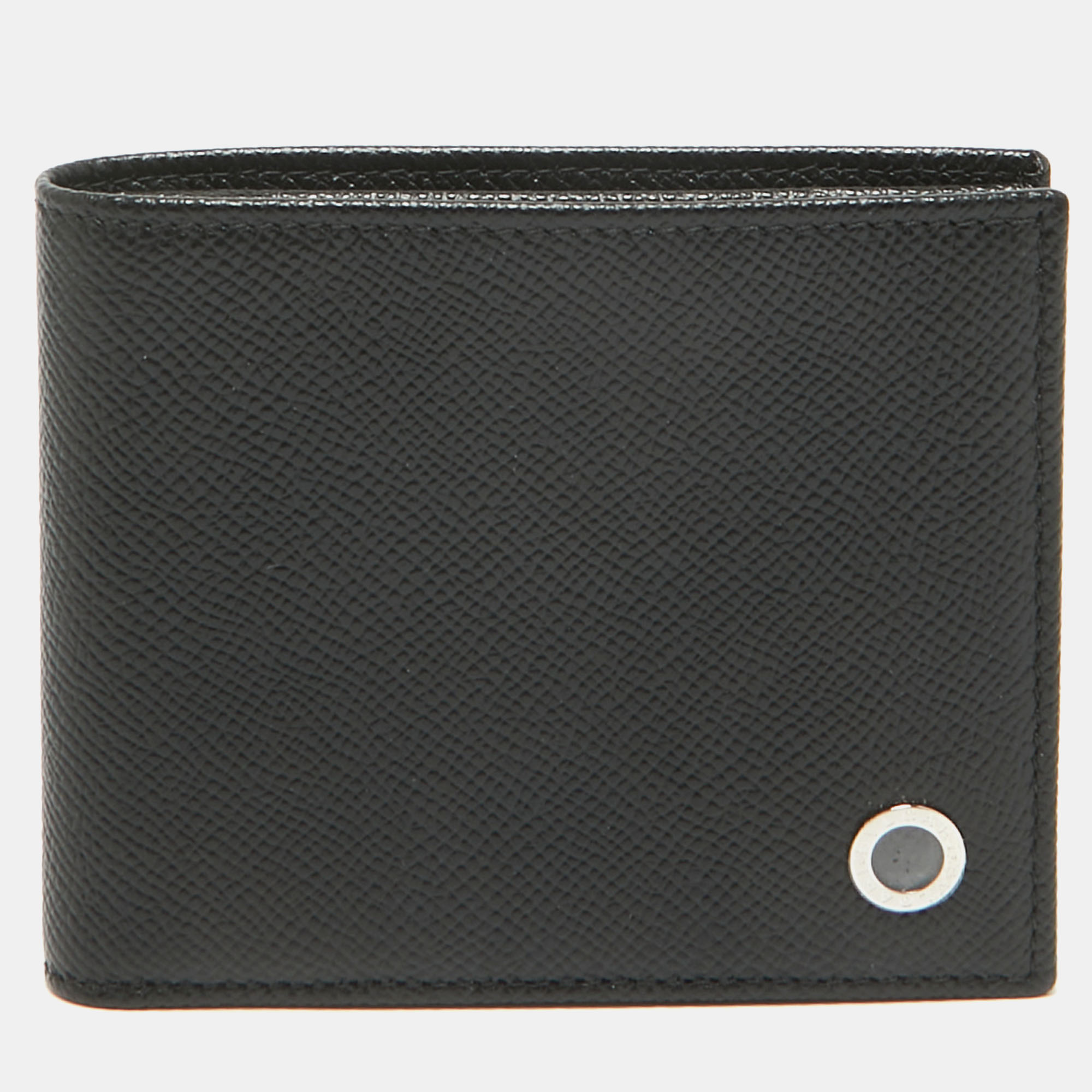 

Bvlgari Black Leather Bifold Wallet