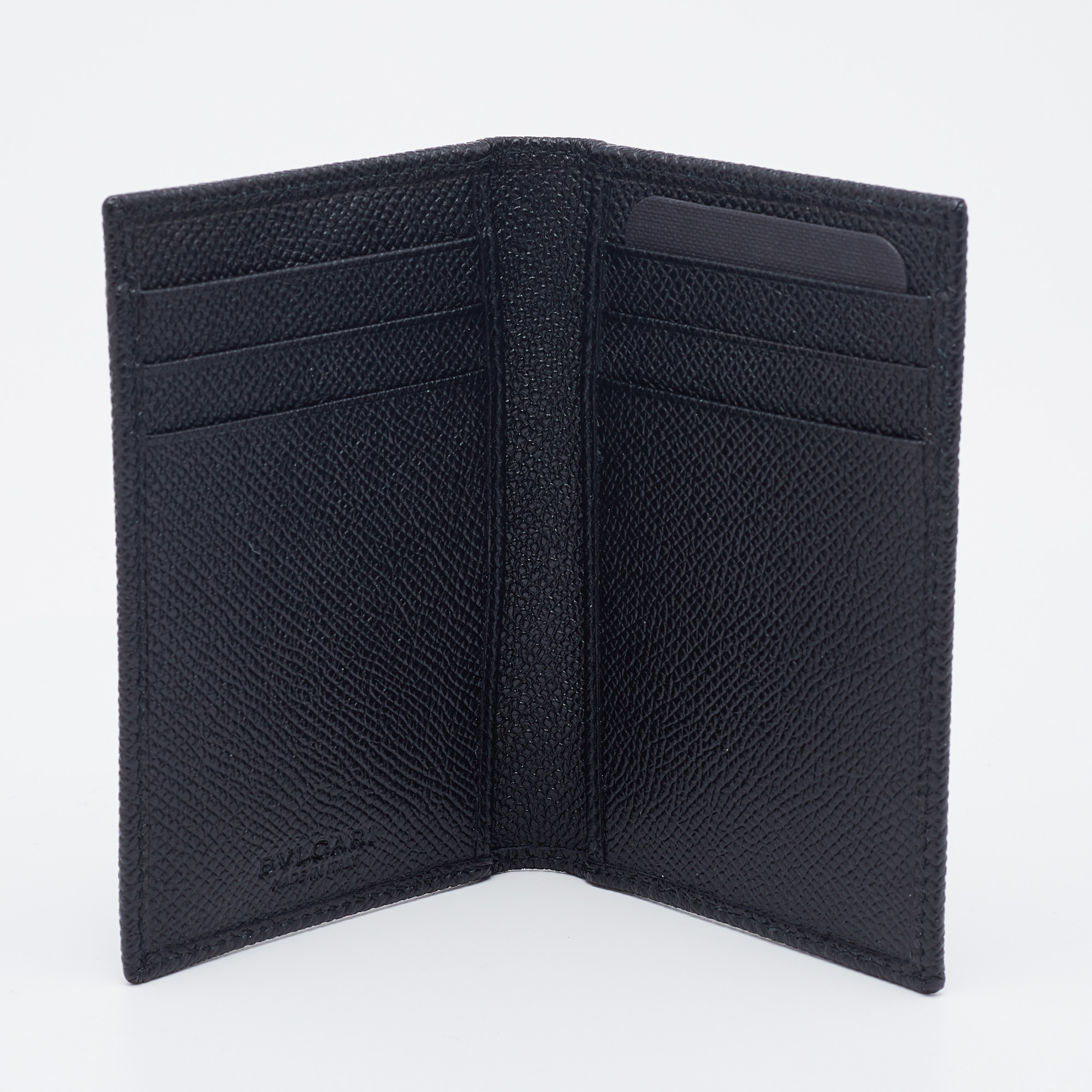 

Bvlgari Black Leather Card Holder